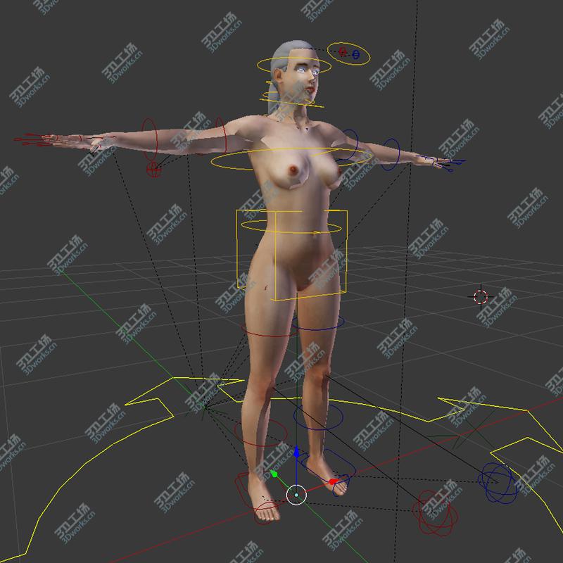 images/goods_img/20210113/3D BLENDER Rigged Male and Female Anatomy V07/2.jpg